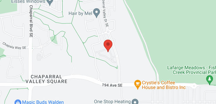 map of 136  Chaparral Valley Gardens SE